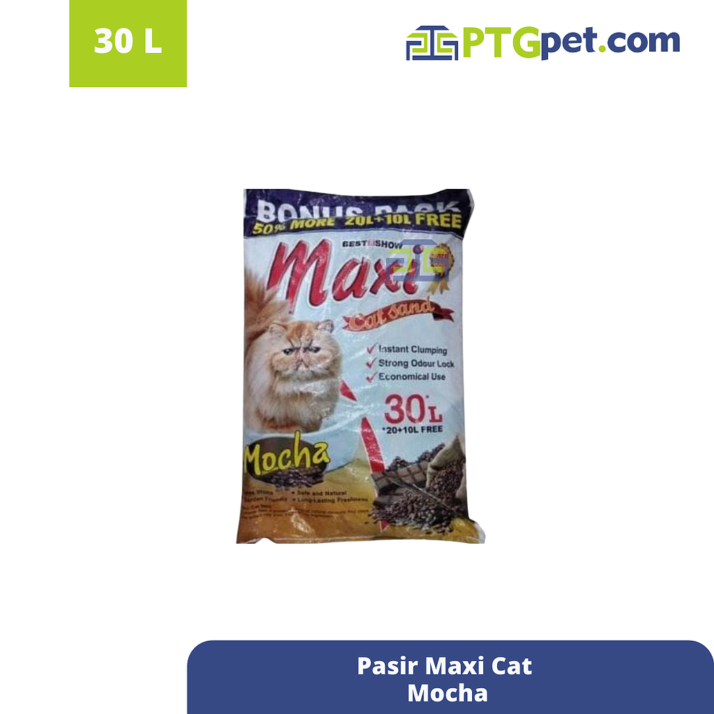 Pasir Maxi Cat 30Lt (Mix Aroma)