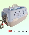064 Pet Carrier w/ 2 door + Tray 48x29x28