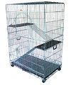 CAT-01 (Kandang Kucing 3LT -TT  Plastic  91x H 130CM) 