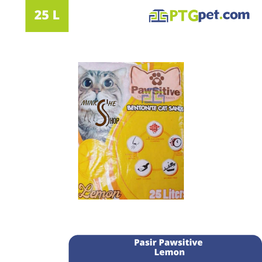 Pasir Pawsitive 25Lt  Lemon