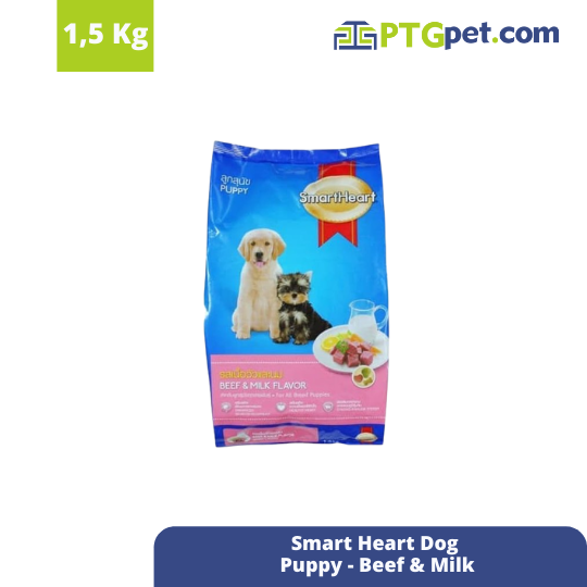 Smart H Dog Puppy 1,5kg (Beef &amp; Milk)