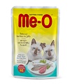 01 Meo Pouch 80gr (Kitten Tuna &amp; Sar In Jelly)
