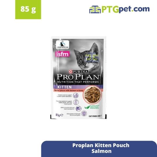 Proplan Kitten Pouch 85 gr  (Salmon)