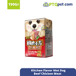 Kf Wet Dog Beef Chicken Meat 190gr promo  