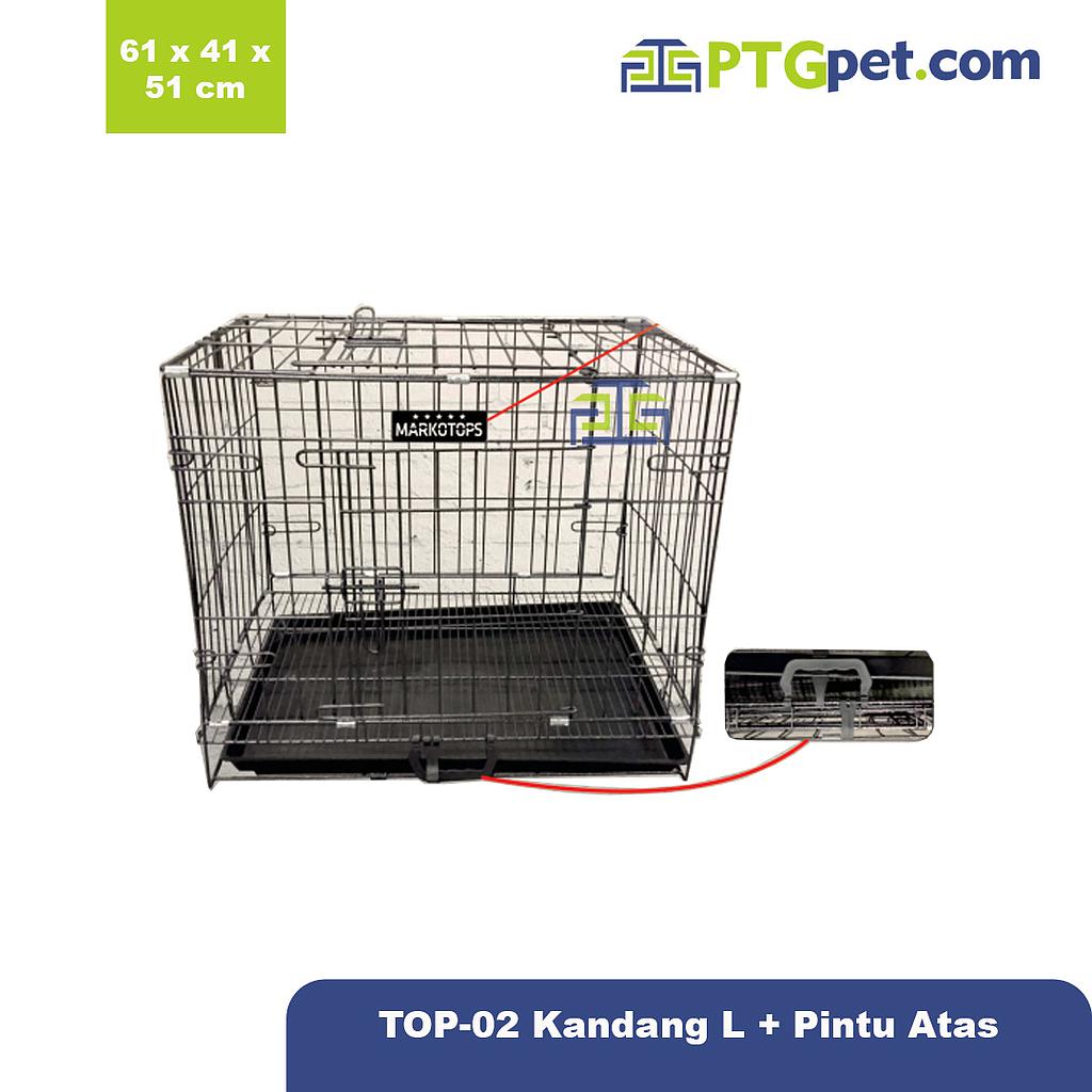 TOP-02 Kandang L + Pintu Atas (60*41*41 cm) Std_60