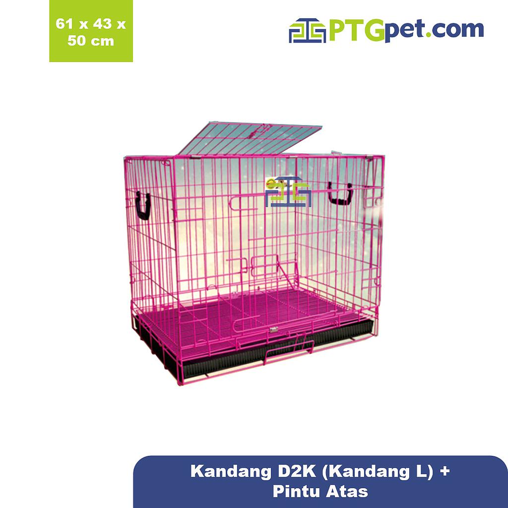 D2K Kandang L + Pintu Atas (61*43*50 cm) Std_60