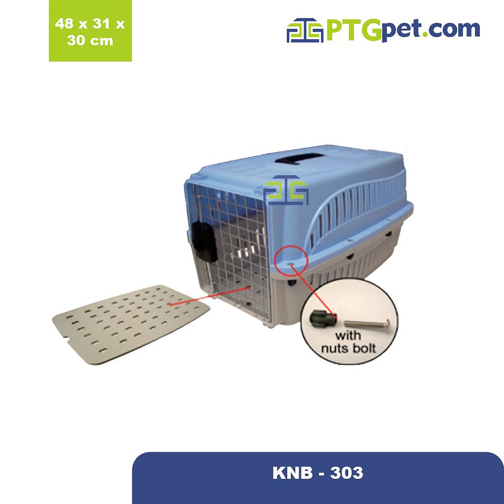 KNB-303 (Kennel Box+Tray S 48*31*30 cm) C_PCg