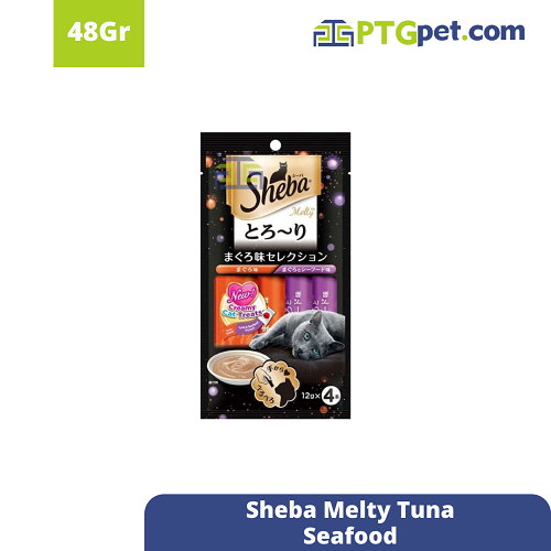 Sheba Melty Tuna Seafood 48gr