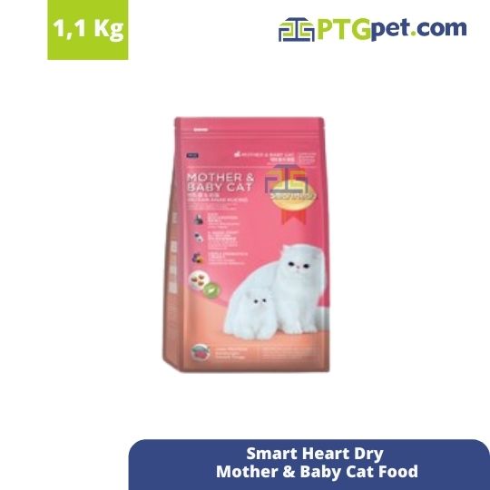 Smart Heart Dry Mother &amp; Baby Cat Food 1.1 Kg