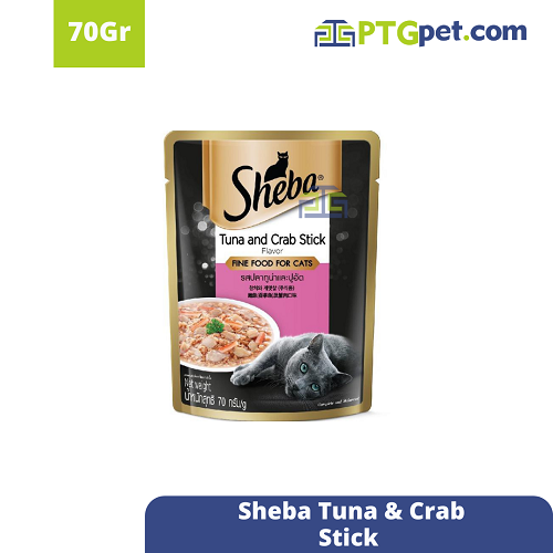 Sheba Tuna &amp; Crab Stick 70 gr