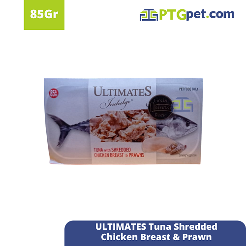 ULTIMATES Tuna W/Shredded Chicken Breast&amp;Prawn 85gr