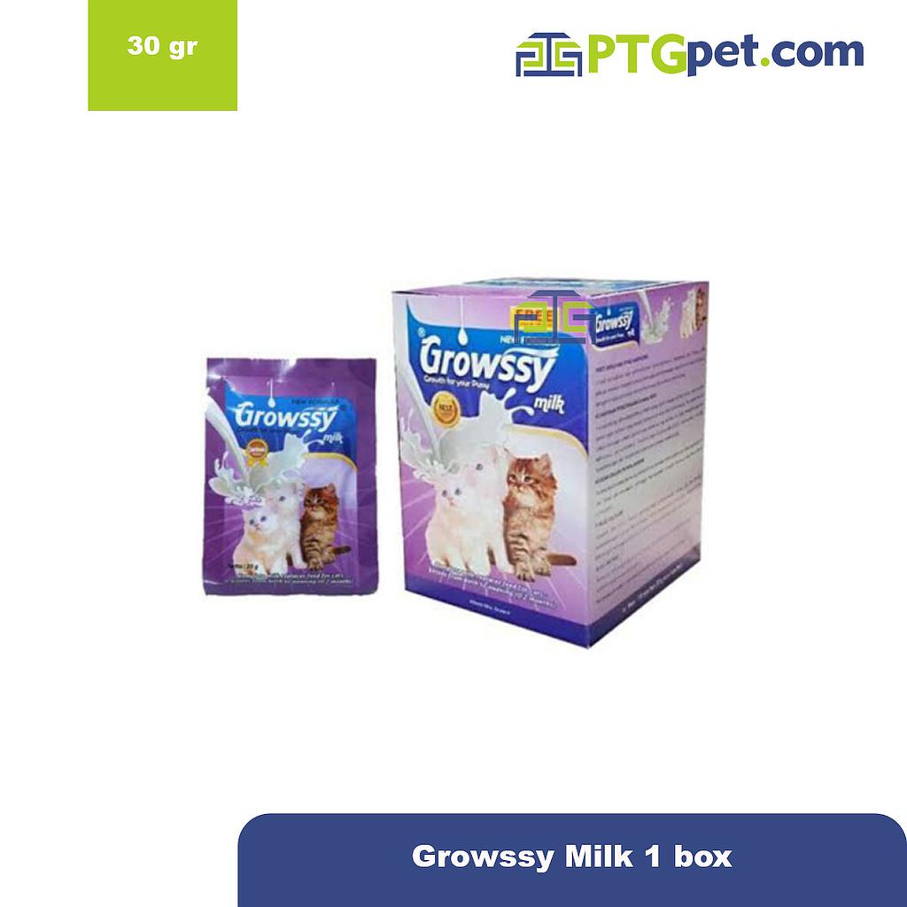 Growssy Cat Milk 1 box isi 10 sachet 1 free C PM PTGpet