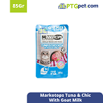 Markotops Pouch Tuna &amp; Chic W/Goat Milk 85gr
