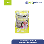 Markotops Pouch Tuna &amp; Whitebait W/Goat Milk 85gr