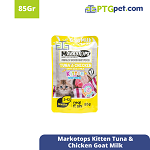 Markotops Pouch Kitten Tuna &amp; Chic W/Goat Milk 85gr