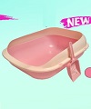CP-250 Plastic Cat Toilet W Scoop 47*39*18,5 cm C_PTl
