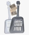 ATS-CT-0012 Litter Scoop (Grey &amp; White) C_LS