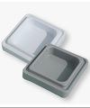 ATS-CT-0013 Petbowl Single (Grey &amp; White 15.4*15.4 cm)
